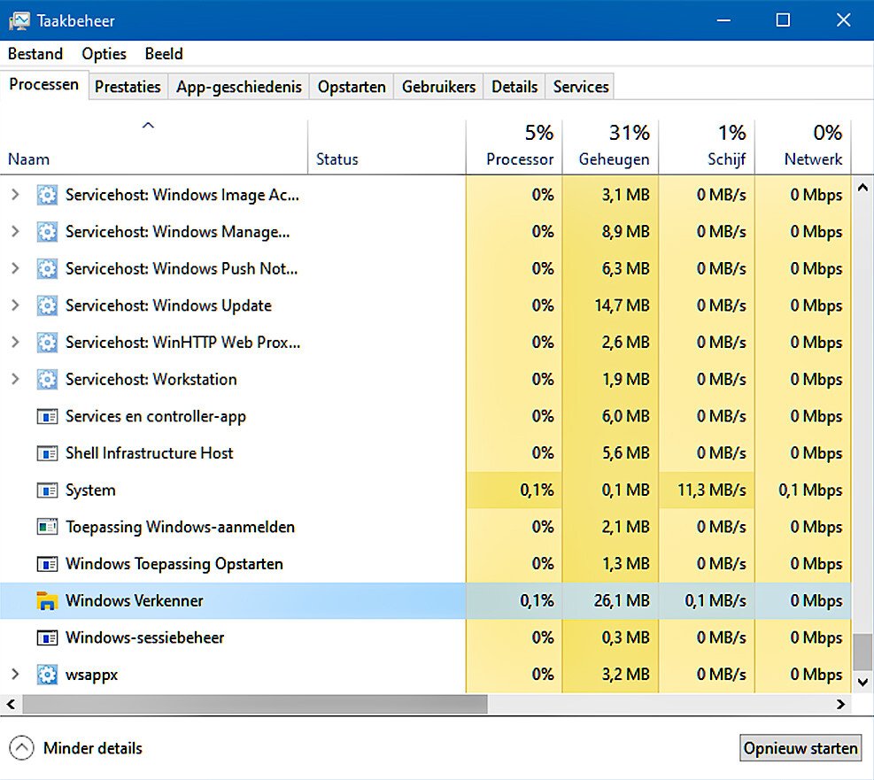 Los Een Zwart Scherm Op in Windows 10