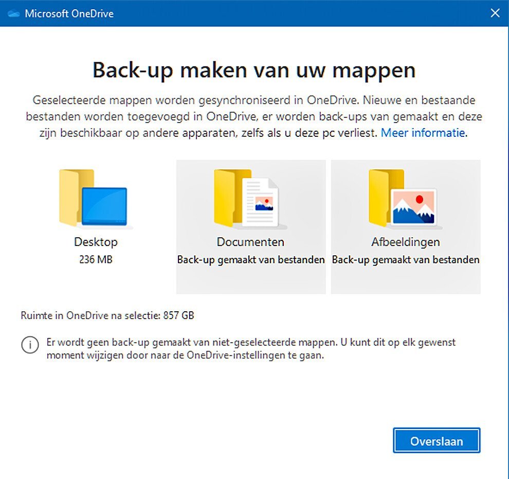 Handleiding Onedrive in Windows 10