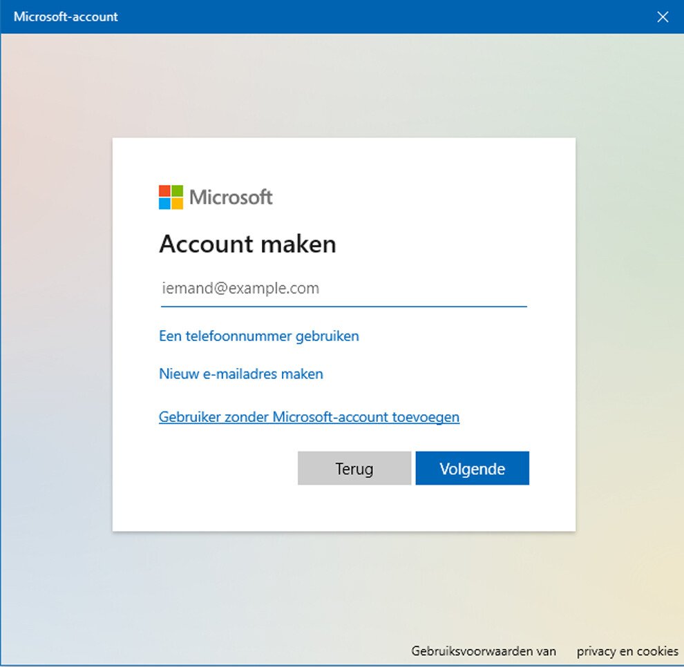 Los Probleem Op Met Account in Windows 10