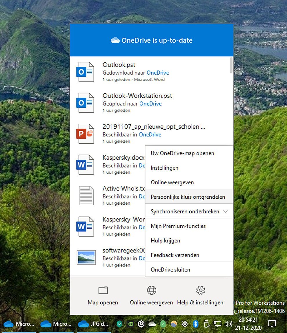 Handleiding Onedrive in Windows 10