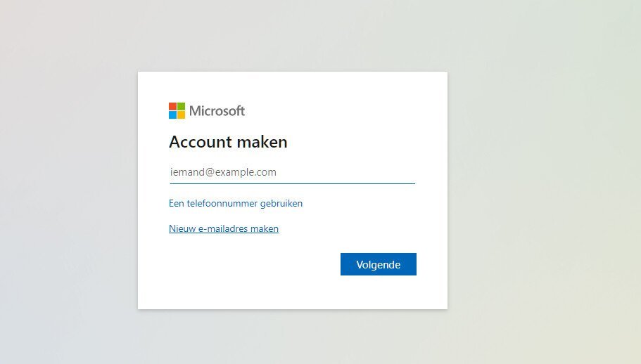Windows 11 Pro vereist Microsoft account