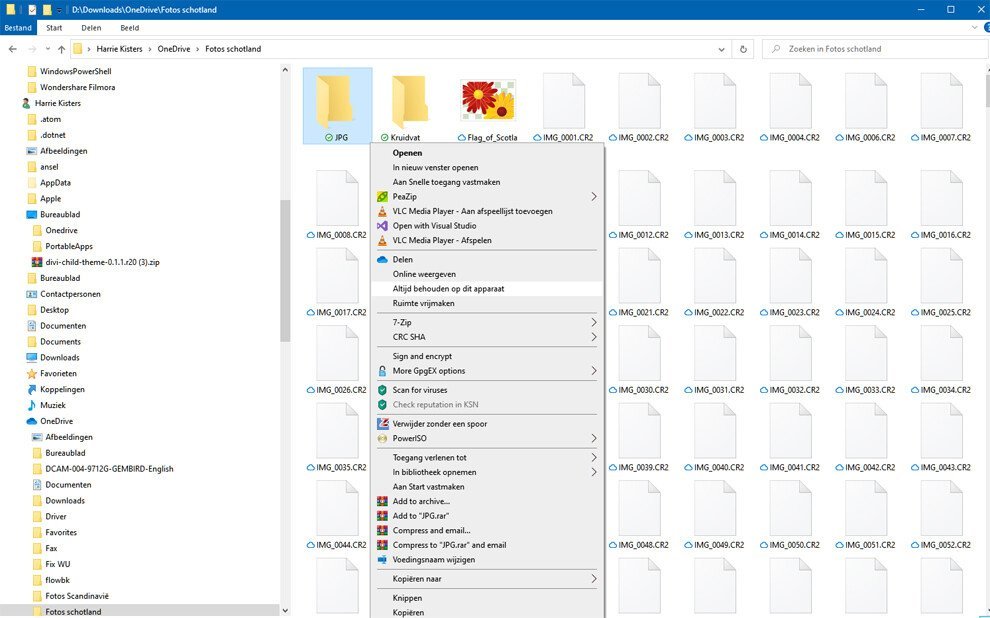 Handleiding Onedrive in Windows 10