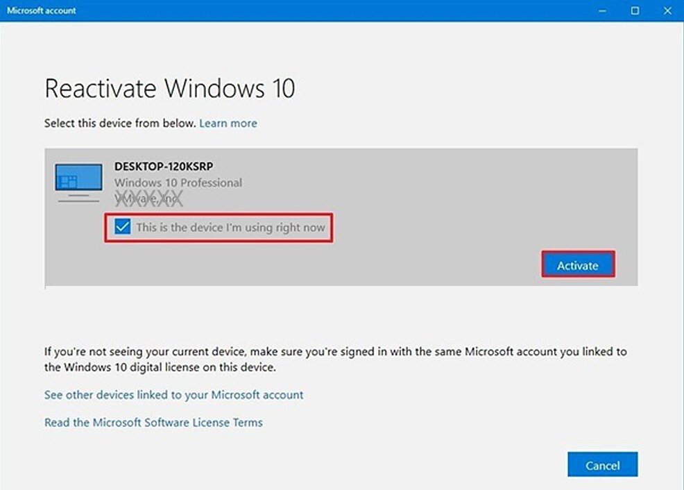 Windows 10 Gewijzigde Hardware Activeren