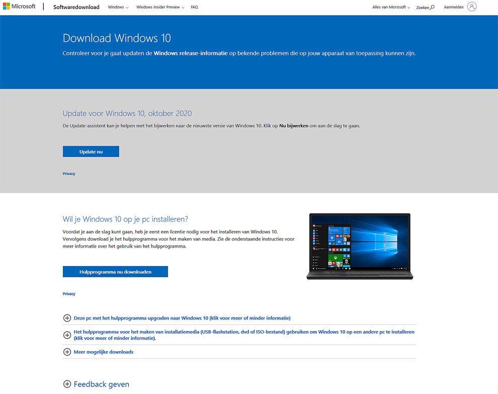 Maak Een Schone Windows 10 Installatie