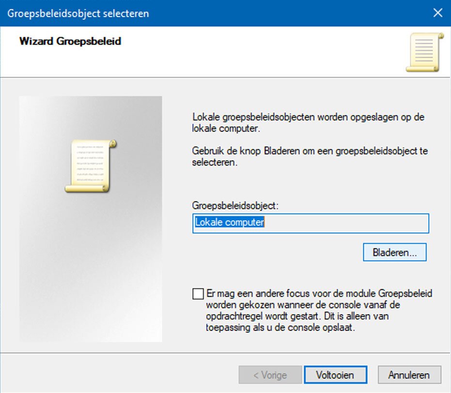 Groepsbeleid Voor Windows 10 Instellen