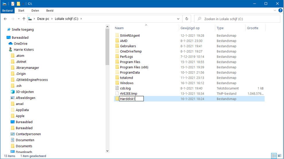 Koppel De Harddisk Als Map in Windows 10