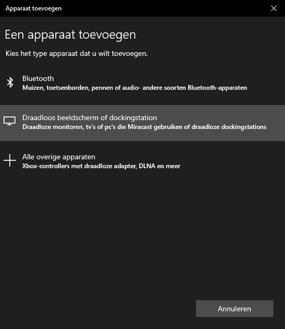 Sluit Een Tweede Monitor Aan in Windows 10