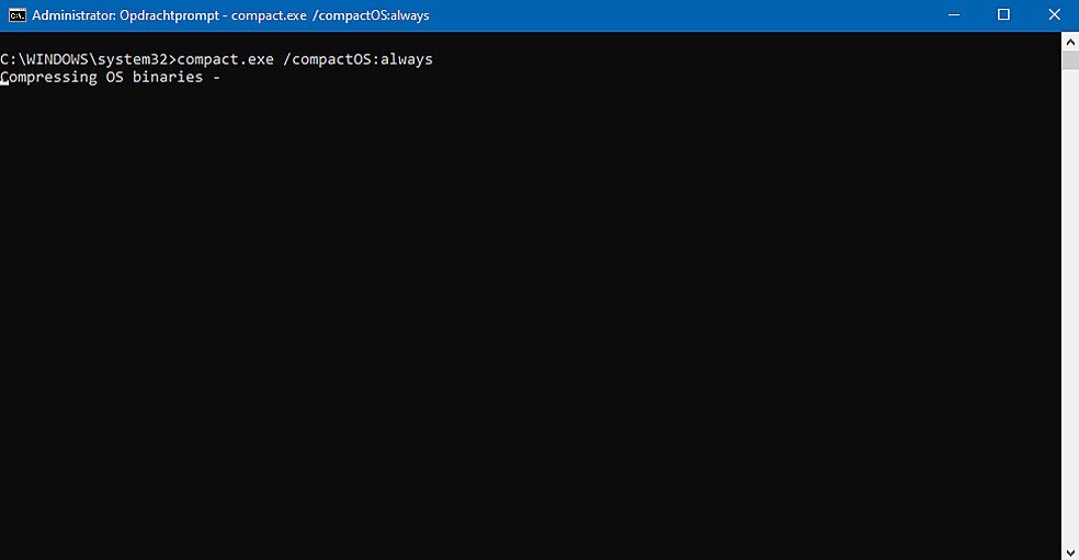 Maak diskruimte vrij in Windows 10