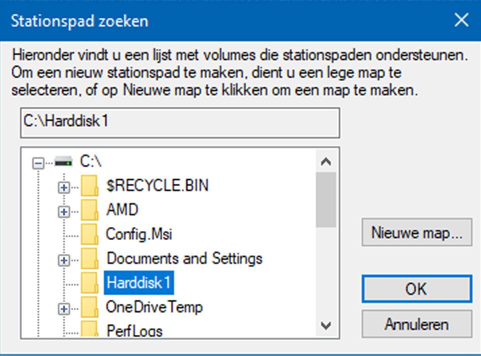 Koppel de harddisk als map in Windows 10