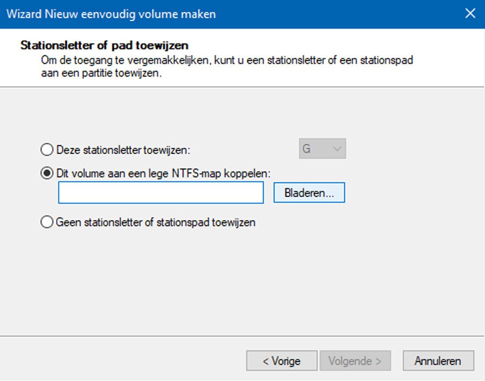 Koppel De Harddisk Als Map in Windows 10