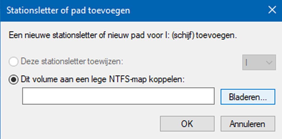 Koppel De Harddisk Als Map in Windows 10