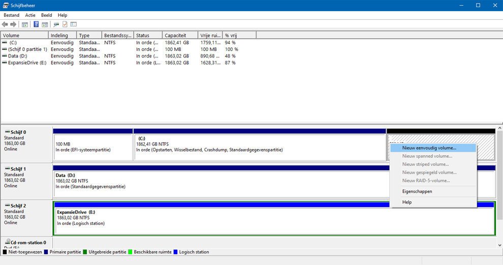 Koppel De Harddisk Als Map in Windows 10