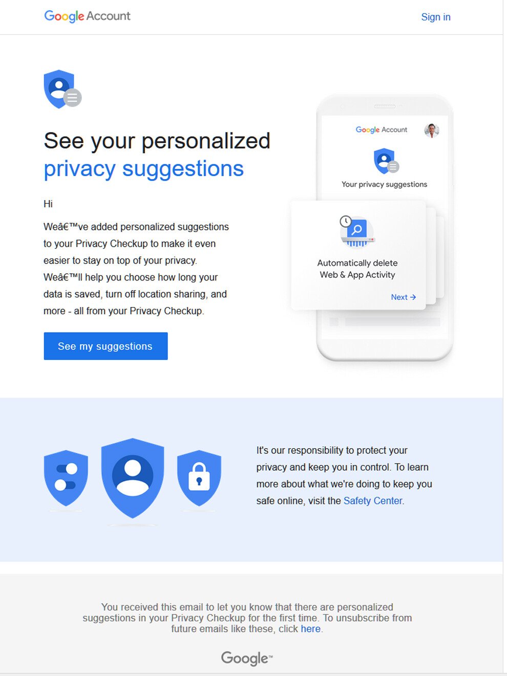 Internet en Privacy Checkup van Google | SoftwareGeeknl