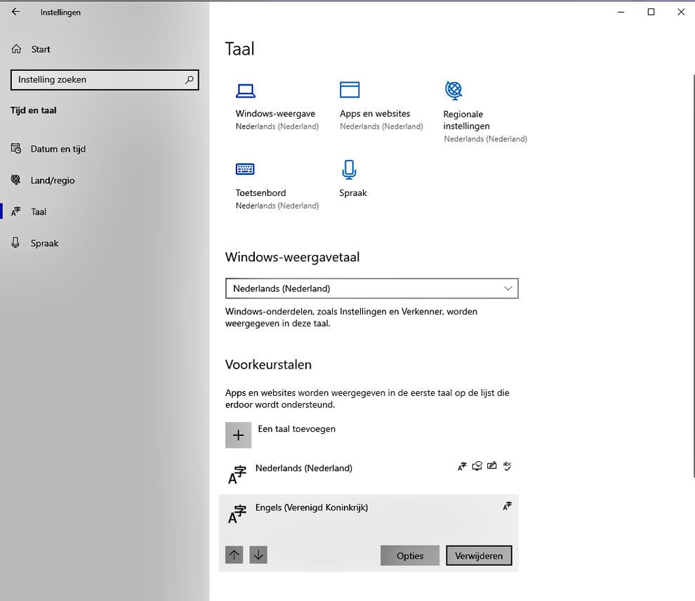 Maak diskruimte vrij in Windows 10