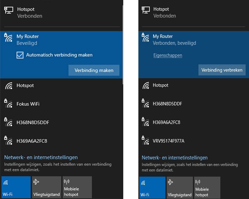 Maak Verbinding Met Wifi in Windows 10