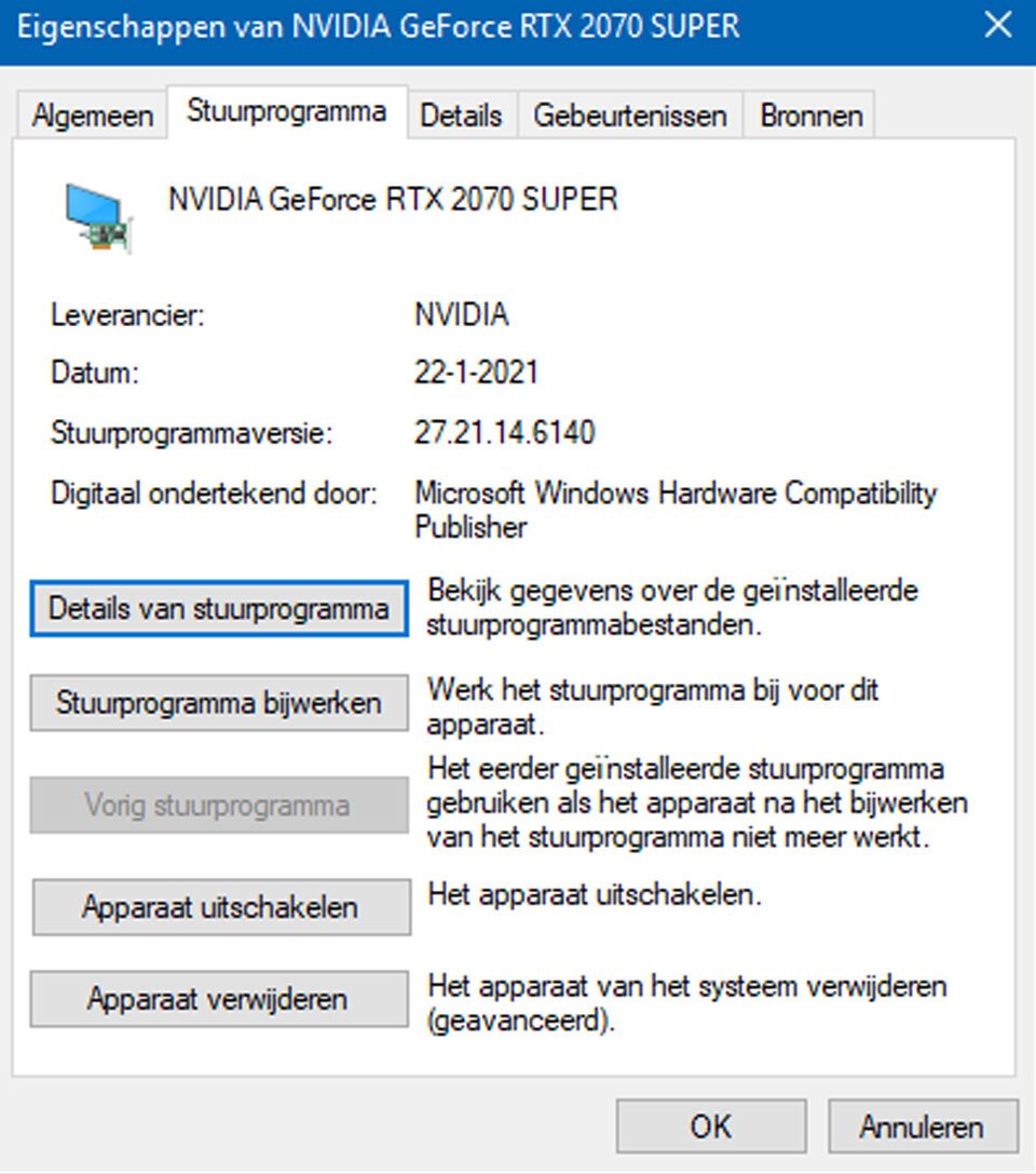 | SoftwareGeeknl Vorig stuurprog