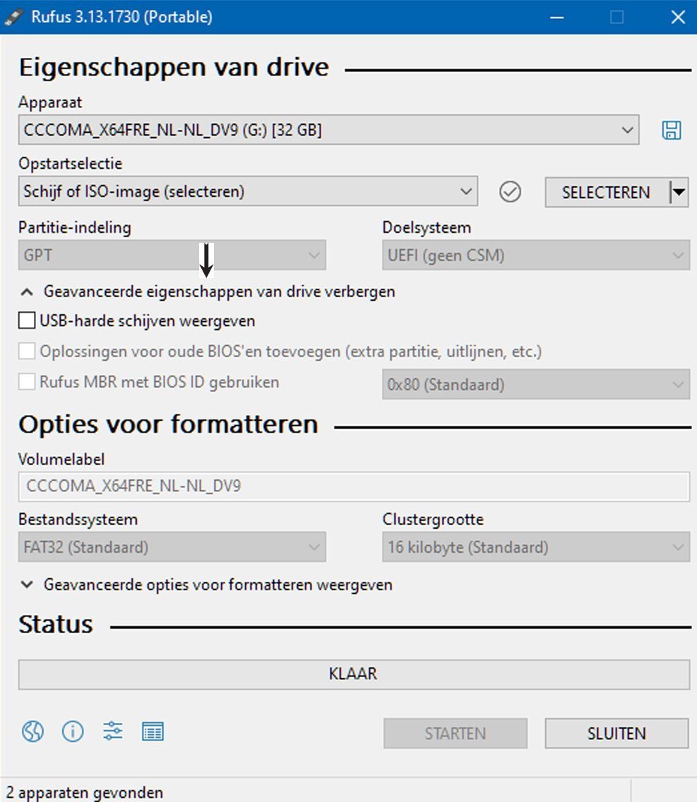 Installeer Met Uefi Windows 10 Vanaf Usb