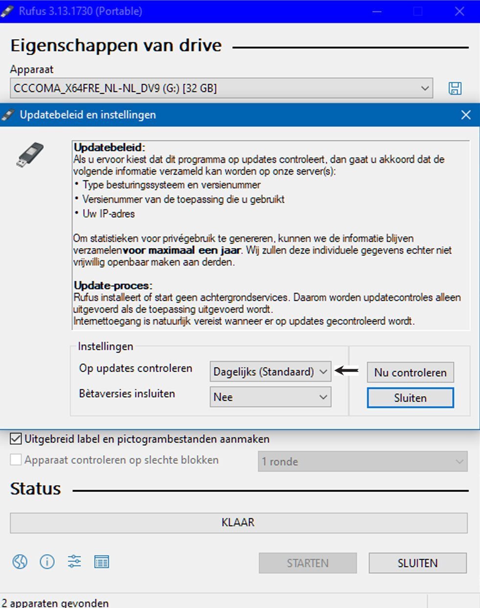 Installeer met UEFI Windows 10 vanaf USB