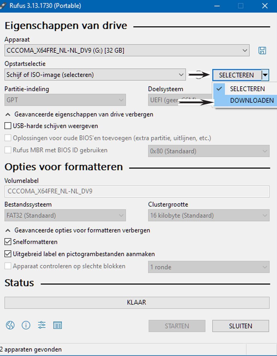 Installeer Met Uefi Windows 10 Vanaf Usb