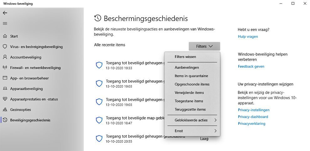 Handleiding beveiliging in Windows 10 | SoftwareGeeknl