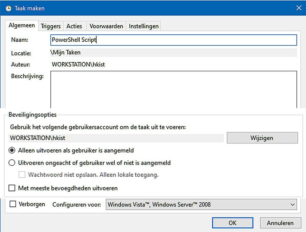 Automatische taken maken in Windows 10