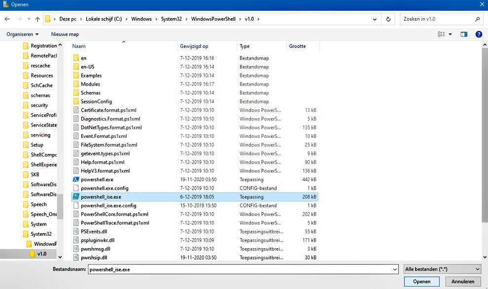 Powershell Uitschakelen in Windows 10