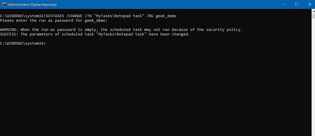 Gebruik De Opdrachtprompt Als Taakplanner