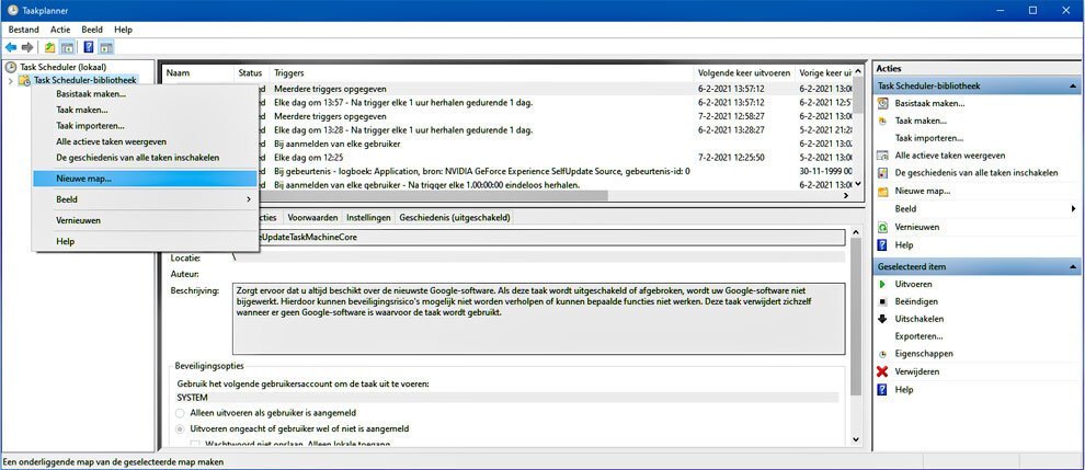 | SoftwareGeeknl Automatische Taken Maken in Windows 10 | Softwaregeeknl