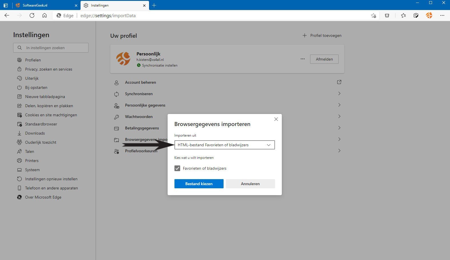| SoftwareGeeknl Import002