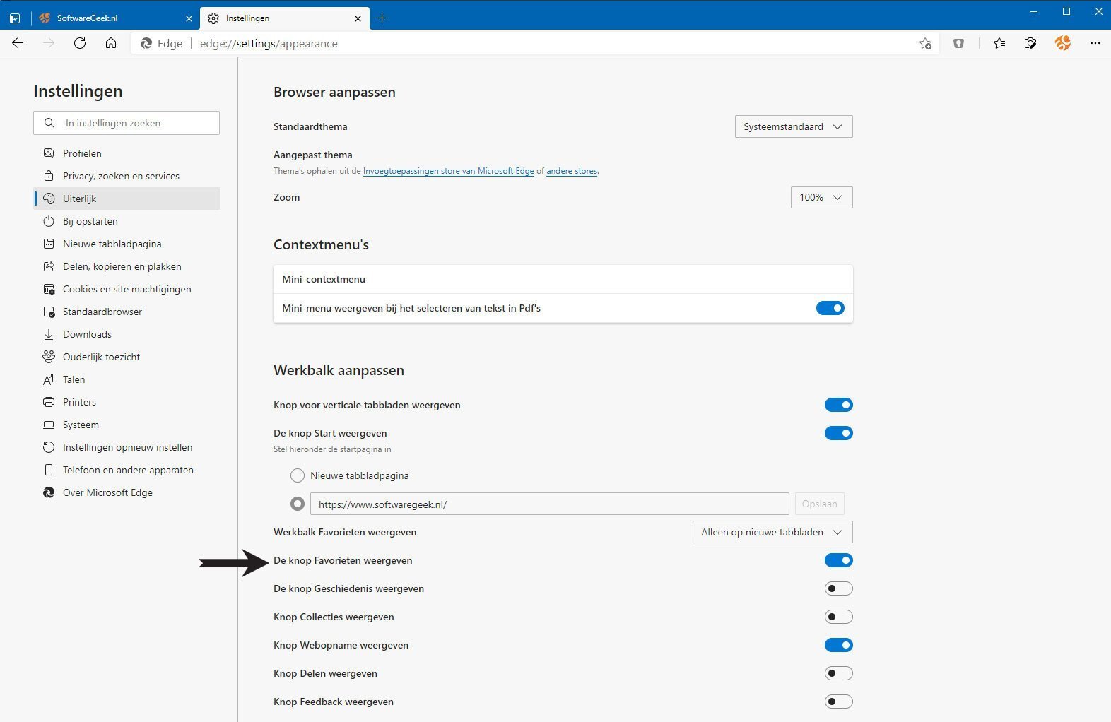 | SoftwareGeeknl Zo Beheert U Favorieten in Microsoft Edge | Softwaregeeknl