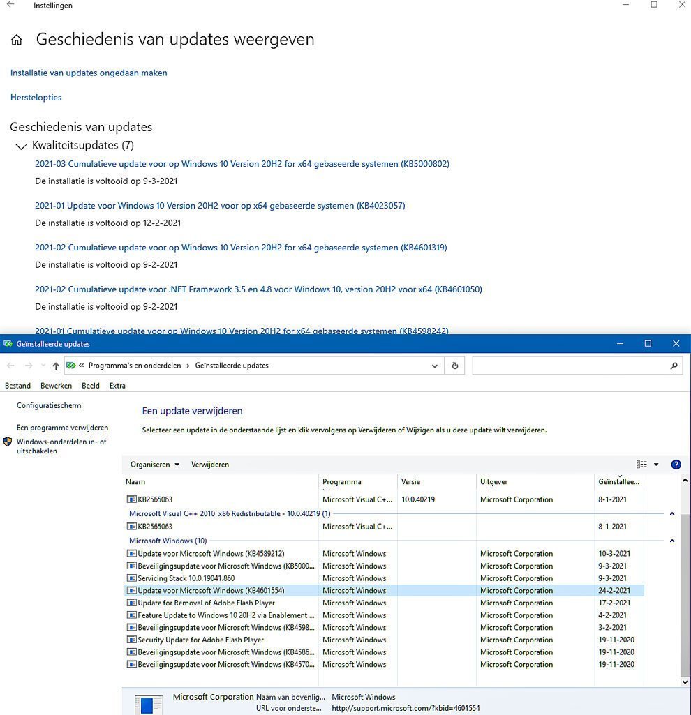 Windows 10 update geeft problemen | SoftwareGeeknl