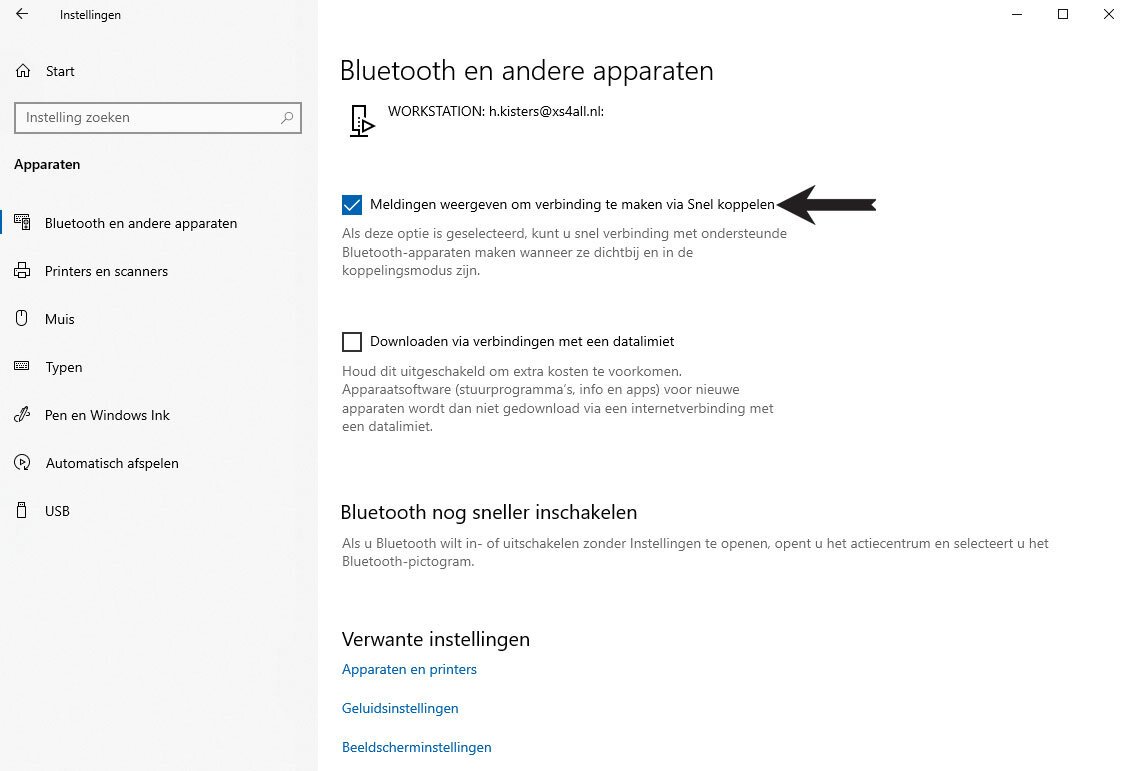 Zo Werkt U Met Bluetooth in Windows 10