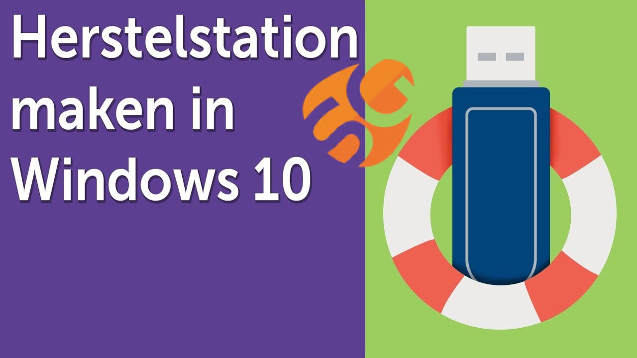 Maak een herstelstation in Windows 10