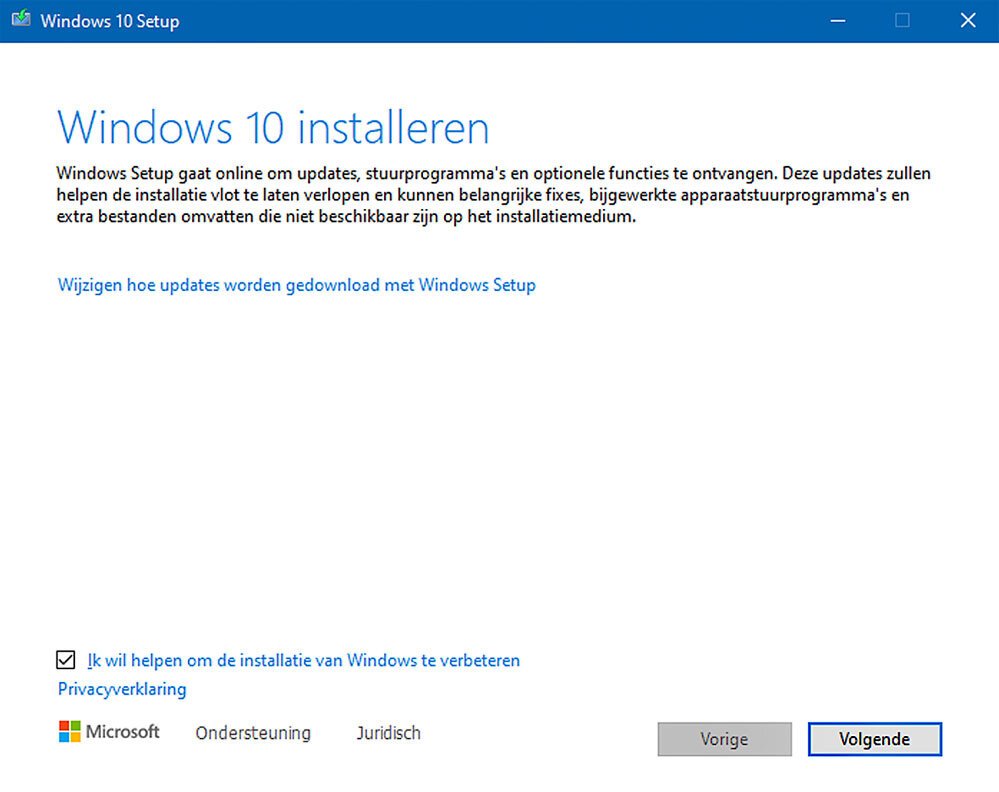 Installeer Windows 10 Met Beperkte Ruimte