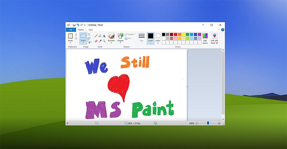 Nieuwe Ontwerpfuncties in Ms Paint