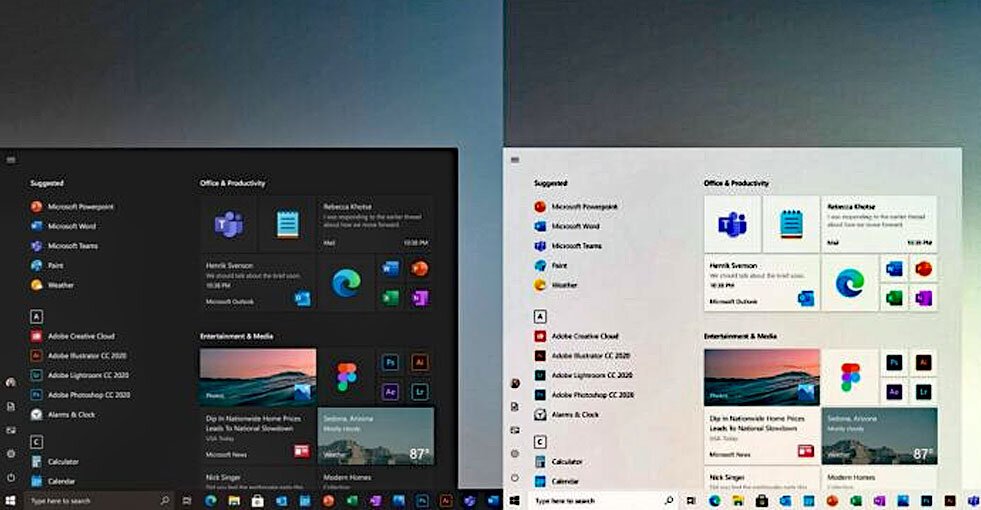 Blik Op De Taakbalk Van Windows 10 21h2