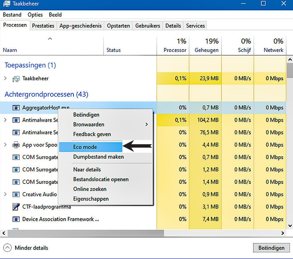 Grote Upgrade Taakbeheer Van Windows 10