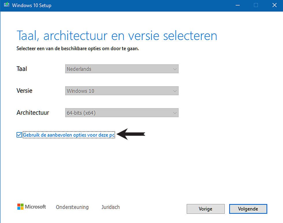 Installeer Windows 10 Met Beperkte Ruimte