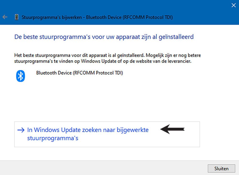 Zo Werkt U Met Bluetooth in Windows 10