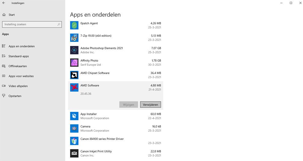 Los Zo Een Blauw Scherm in Windows 10 Op