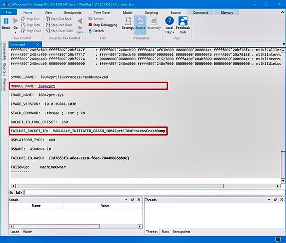 Open En Analyseer Windows 10 Dumpbestand