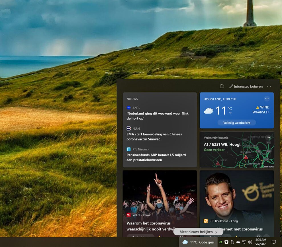 Nieuwe Update Windows 10 Build 19042985