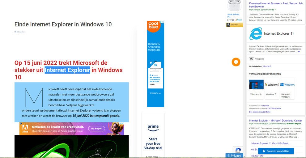 Microsoft Edge krijgt nieuwe functies | SoftwareGeeknl