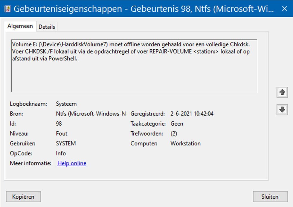 Gebruik Logboeken in Windows 10