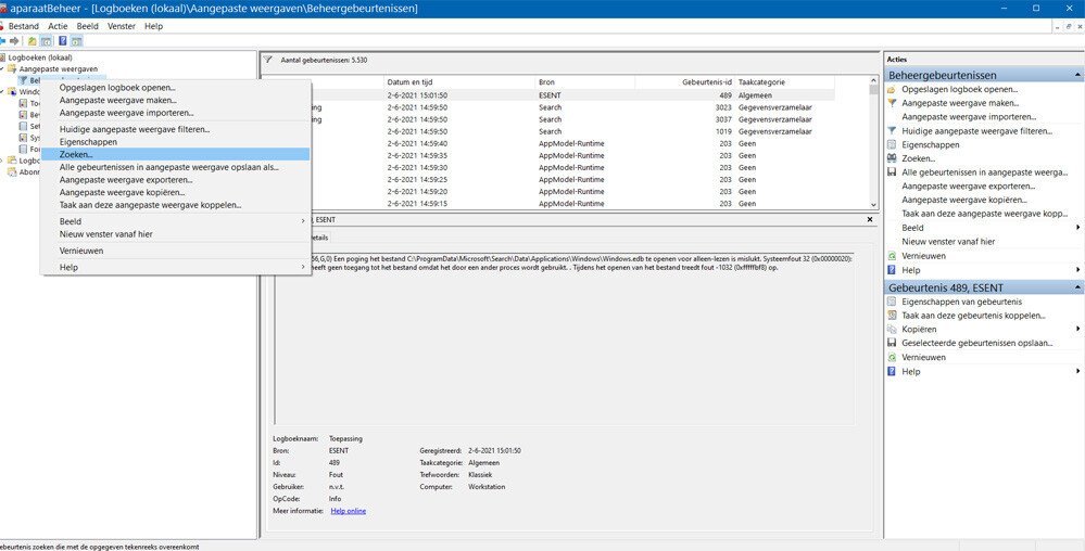 | SoftwareGeeknl Gebruik Logboeken in Windows 10