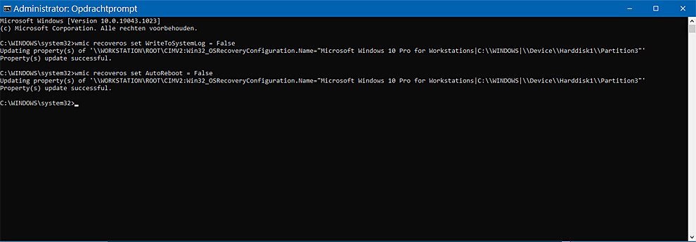 Windows 10 Crashdump instellingen beheren | SoftwareGeeknl