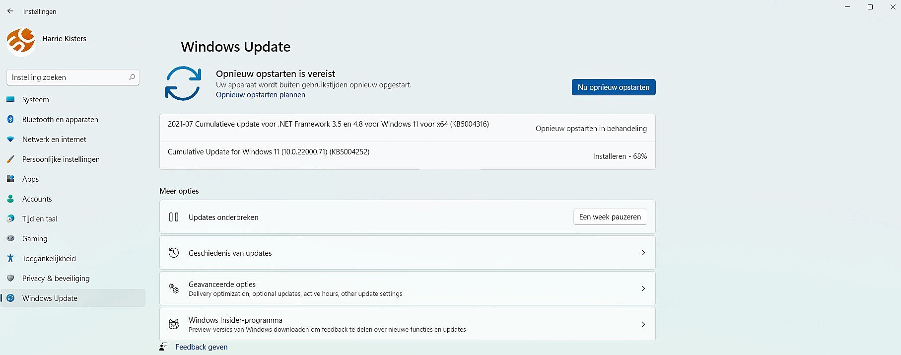 Cumulatieve Update is Uit Voor Windows 11