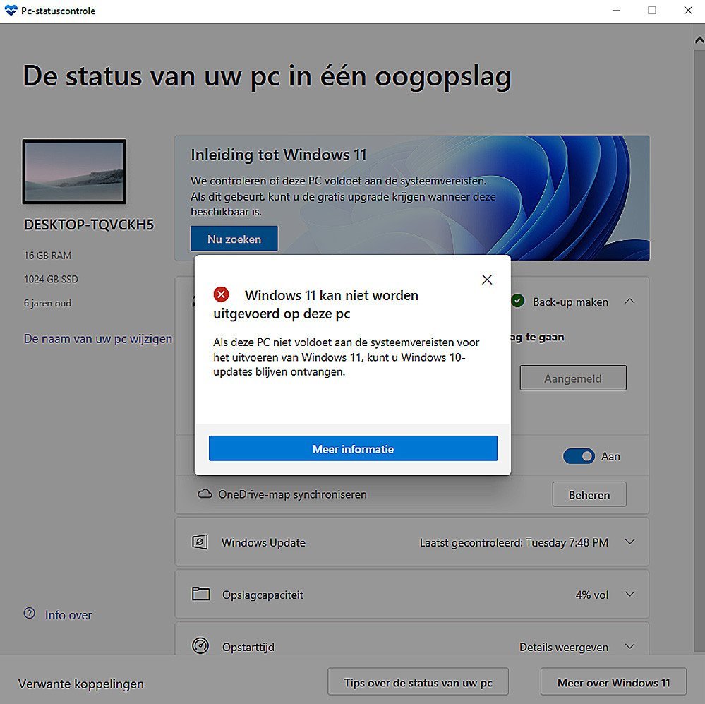 Heeft Windows 11 Toch Geen Tpm 20 Nodig