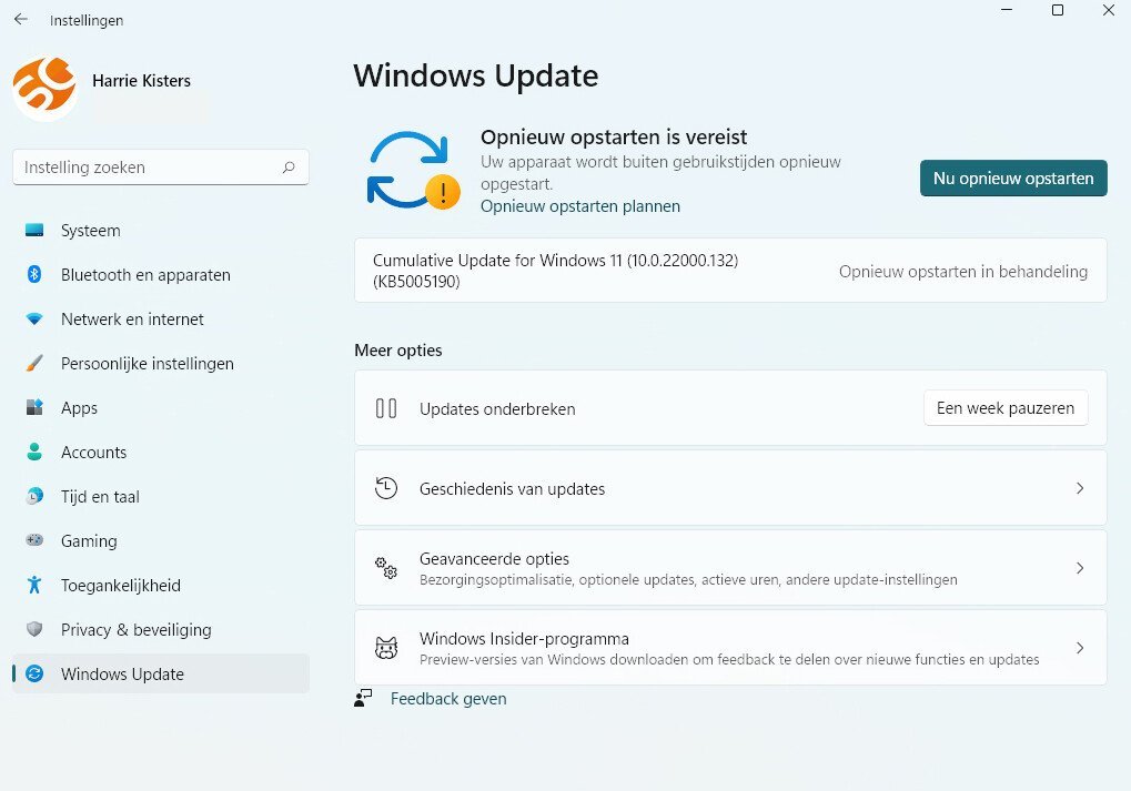 Nieuwe Cumulative Update Voor Windows 11
