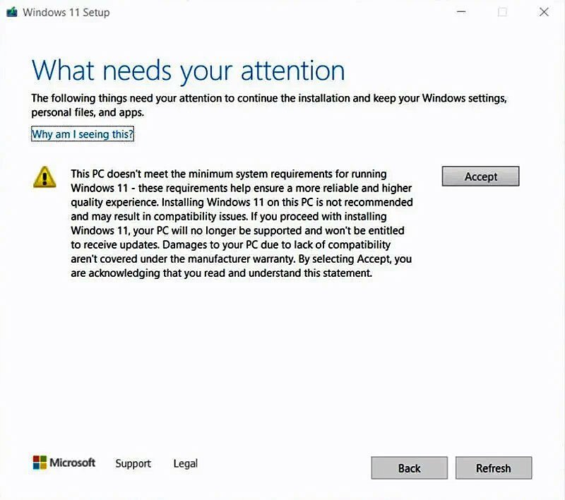 Windows 11 Op Oude Pc Teken De Verklaring